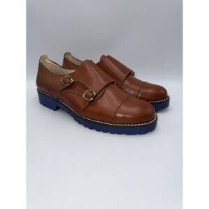 Otisopse Women's Double Buckle Monk‎ Shoe